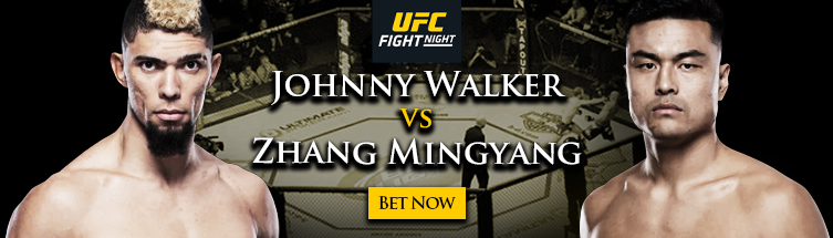 Bet on UFC Fight Night Walker vs. Zhang Online